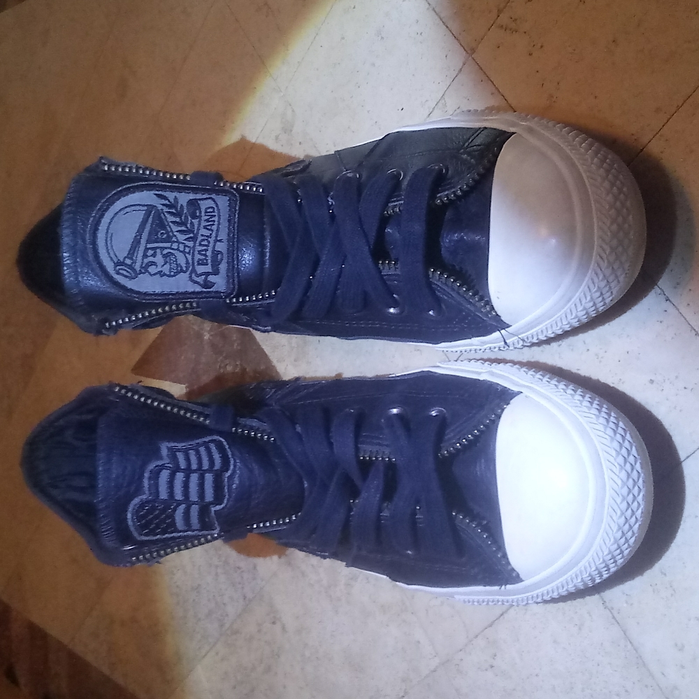 (Rare)Chuck Taylor Leather 7-M 9-W - Picture 12 of 12